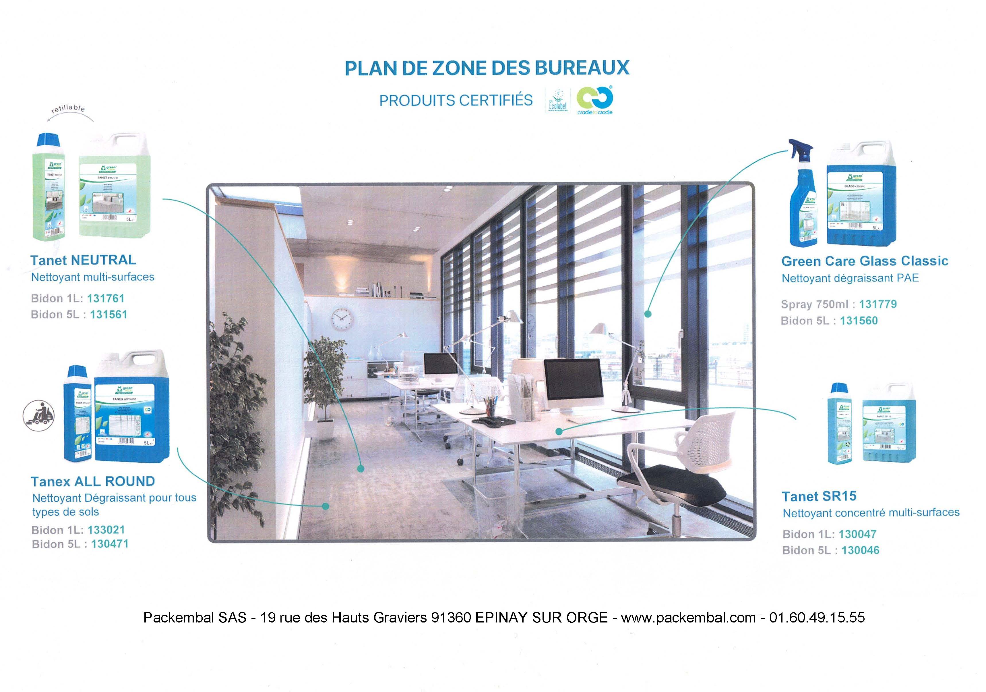 Produits ménagers écologiques pour nettoyer vos bureaux : meubles, sièges, fauteuils, mobiliers, sols, vitres...